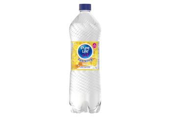 Bouteille d’eau pétillante Pure Life® de 1 L, citron