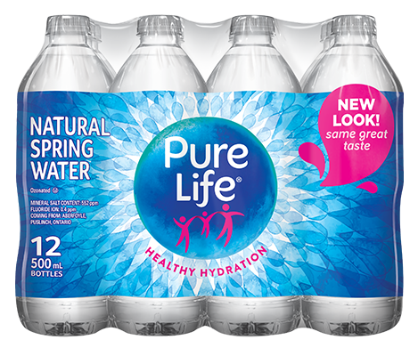 Pure Life Canada 500mL Bottle, 12pack