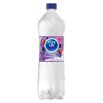Bouteille d’eau pétillante Pure Life® de 1 L, trio p’tits fruits